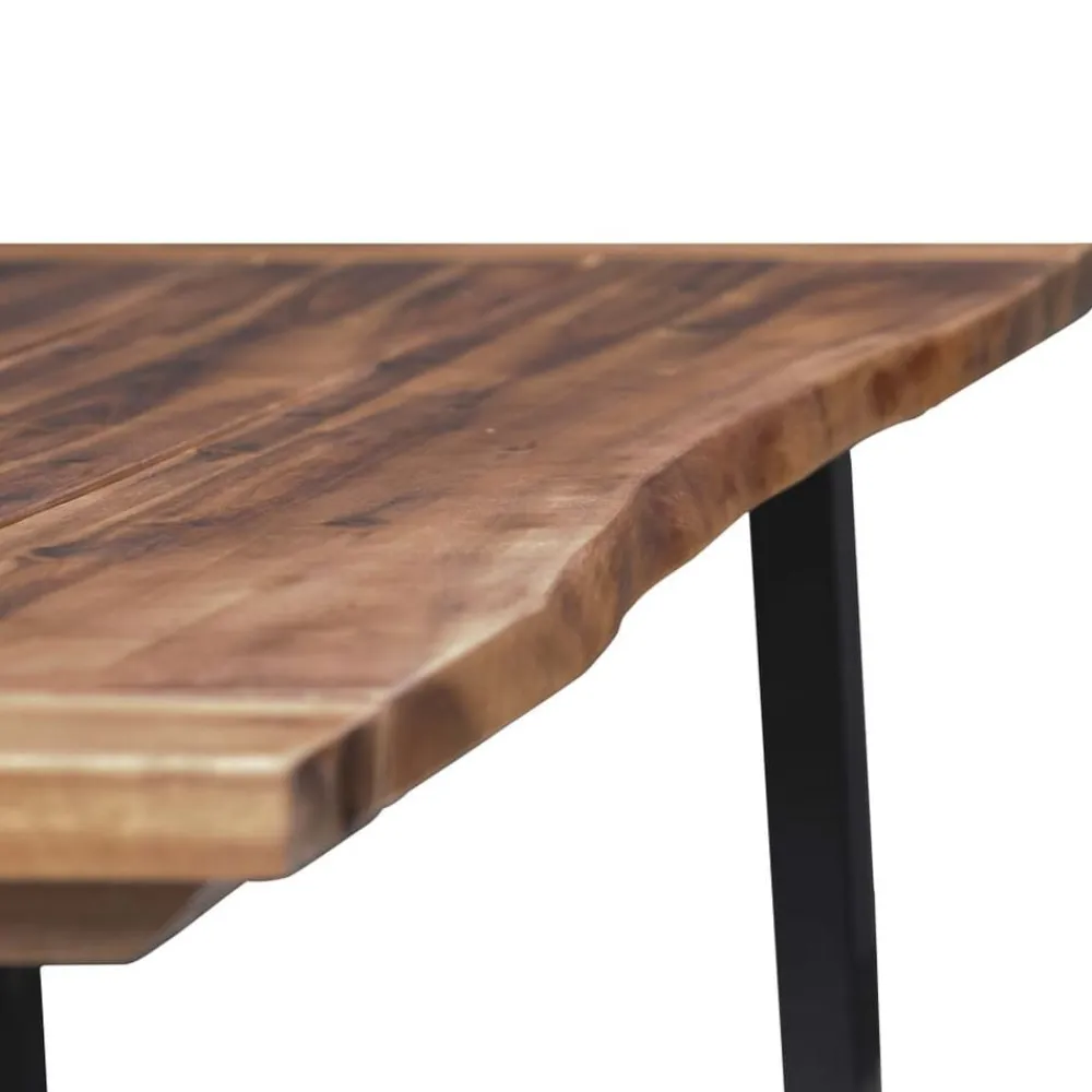 vidaXL Mesa de comedor madera maciza de acacia 180x90 cm Discount