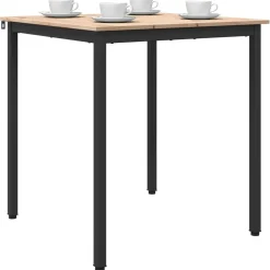 vidaXL Mesas-Mesa de Comedor 70 x 70 x 75 cm Madera de pino macizo