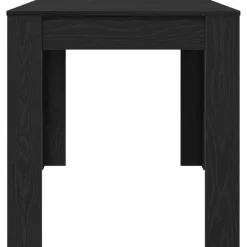 vidaXL Mesa de Comedor 140 x 74,5 x 76 cm Roble negro Discount