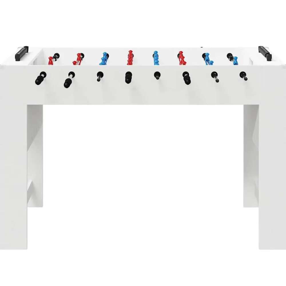 vidaXL Mesa de Futbolín 125 x 60,5 x 80 cm Madera de ingeniería White Online