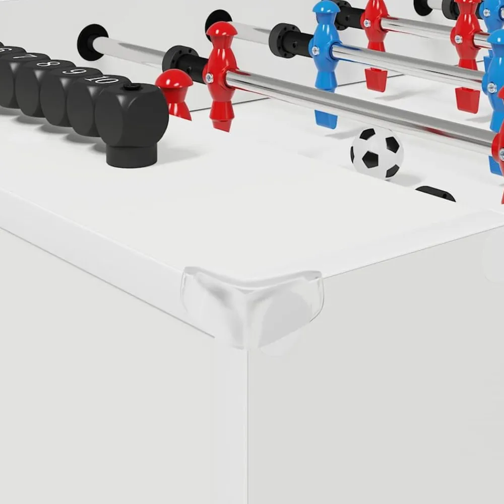 vidaXL Mesa de Futbolín 125 x 60,5 x 80 cm Madera de ingeniería White Online