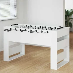 vidaXL Juegos De Interior-Mesa de Futbolín 146,5 x 74 x 85 cm Madera de ingeniería