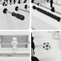 vidaXL Juegos De Interior-Mesa de Futbolín 146,5 x 74 x 85 cm Madera de ingeniería