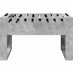 vidaXL Mesa de Futbolín Gris Concreto 146,5 x 74 x 85 cm Gris hormig&oacute;n Discount