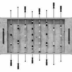 vidaXL Mesa de Futbolín Gris Concreto 146,5 x 74 x 85 cm Gris hormig&oacute;n Discount