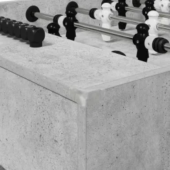 vidaXL Mesa de Futbolín Gris Concreto 146,5 x 74 x 85 cm Gris hormig&oacute;n Discount