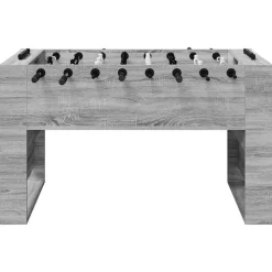 vidaXL Mesa de Futbolín 146,5 x 74 x 85 cm Gris sonoma Sale