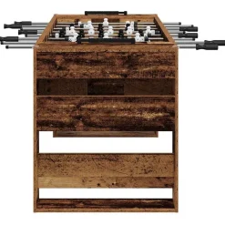 vidaXL Juegos De Interior-Mesa de Futbolín Madera vieja 146,5 x 74 x 85 cm