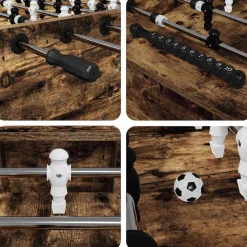 vidaXL Juegos De Interior-Mesa de Futbolín 146,5 x 74 x 85 cm