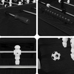 vidaXL Juegos De Interior-Mesa de Futbolín 146,5 x 74 x 85 cm