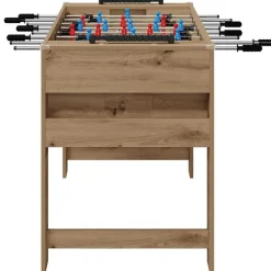 vidaXL Mesa de Futbolín 125 x 60,5 x 80 cm Roble artesanal Discount
