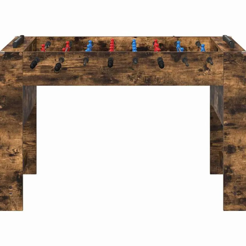vidaXL Mesa de Futbolín 125 x 60,5 x 80 cm Roble ahumado Online
