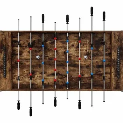 vidaXL Mesa de Futbolín 125 x 60,5 x 80 cm Roble ahumado Online