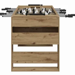 vidaXL Mesa de Futbolín Roble Artesanal 146,5 x 74 x 85 cm Roble artisan Outlet