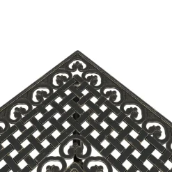 vidaXL Mesa de jardín aluminio fundido color 80x80x75 cm Bronce New