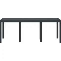 vidaXL Muebles De Jardín-Mesa de Jardín 200 x 100 x 73 cm ratán sintético
