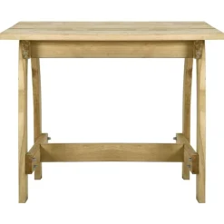 vidaXL Mesa de jardín de madera de pino impregnada 110x74x75 cm Sale
