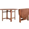 vidaXL Mesa de jardín de madera de acacia maciza 120x70x74 cm Sale