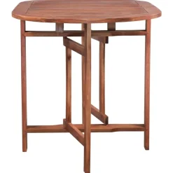 vidaXL Mesa de jardín de madera de acacia maciza 120x70x74 cm Sale