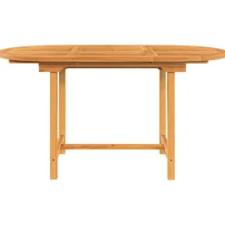 vidaXL Mesa de jardín extensible madera maciza teca 110-160x80x75 cm Sale