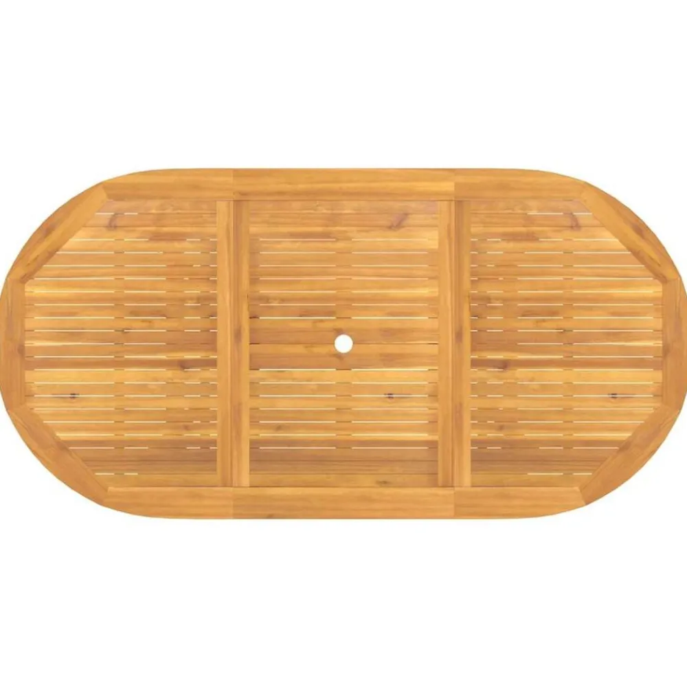 vidaXL Mesa de jardín extensible madera maciza teca 110-160x80x75 cm Sale