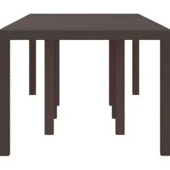 vidaXL Mesa de Jardín Marrón 250 x 100 x 73 cm ratán sintético Marrón Best