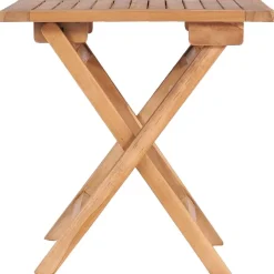 vidaXL Muebles De Jardín-Mesa de jardín plegable madera maciza de teca 45x45x45 cm