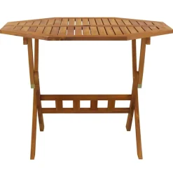 vidaXL Mesa de jardín plegable madera maciza de acacia 90x75 cm Clearance