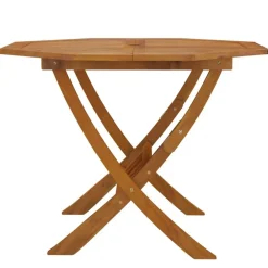 vidaXL Mesa de jardín plegable madera maciza de acacia 90x75 cm Clearance