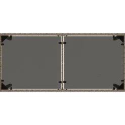 vidaXL Mesa de jardín superficie de vidrio ratán PE 115x54x74 cm Gris Online