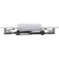 vidaXL Mesa de manicura plegable con ruedas Blanco Discount