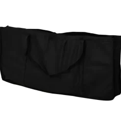 vidaXL Mesa de manicura plegable con ruedas negra Negro Discount