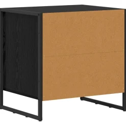 vidaXL Mesas-Mesa de Noche con cajón 50 x 39.5 x 50 cm