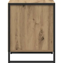 vidaXL Mesa de Noche con cajón Roble Artesanal 50 x 39,5 x 50 cm Roble artisan Discount