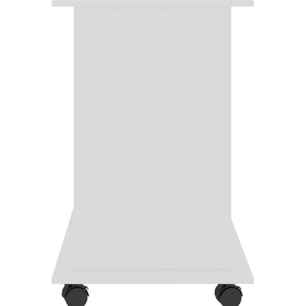 vidaXL Mesa de ordenador madera contrachapada 80x50x75 cm Blanco Sale