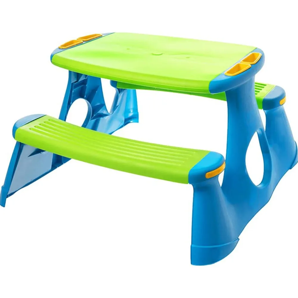 vidaXL Mesa de pícnic para niños polipropileno 89,5x84,5x48 cm Online