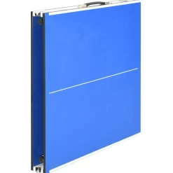 vidaXL Mesa de ping pong de 1,52 m con red (152 x 76 x 66 cm), color azul New