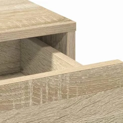 vidaXL Mesa de tocador Marrón 78.5 x 41 x 135 cm Madera contrachapada Roble Sonoma Best