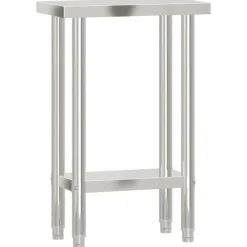 vidaXL Mesa de trabajo de cocina acero inoxidable 55x30x85 cm Hot