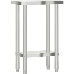 vidaXL Mesa de trabajo de cocina acero inoxidable 55x30x85 cm Hot