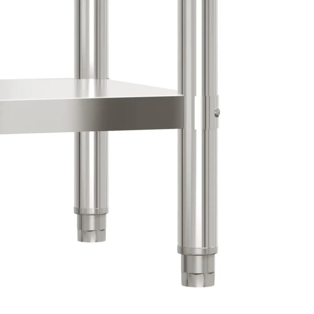 vidaXL Mesa de trabajo de cocina acero inoxidable 55x30x85 cm Hot