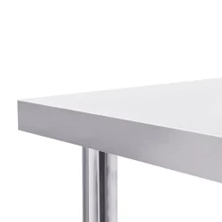 vidaXL Mesa de trabajo para cocina acero inoxidable 60x60x85 cm Discount