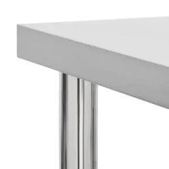 vidaXL Mesa de trabajo para cocina con ruedas acero inox 60x30x85 cm Online