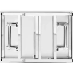 vidaXL Mesa de trabajo plegable para cocina acero 85x60x80 cm Outlet