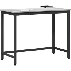 vidaXL Mobiliario De Oficina-Mesa 80 x 50 x 76,5 cm Madera Ingenierizada y Acero