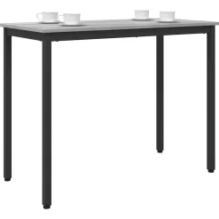 vidaXL Mesa 100 x 50 x 76,5 cm Gris sonoma Clearance