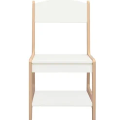 vidaXL Mesa infantil con 2 sillas MDF Marr&oacute;n New