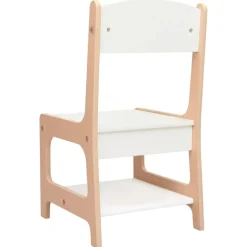 vidaXL Mesa infantil con 2 sillas MDF Marr&oacute;n New