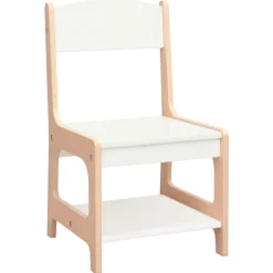 vidaXL Mesa infantil con 2 sillas MDF Marr&oacute;n New