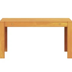 vidaXL Mesa lateral Aceite Natural 70 x 35 x 35 cm
